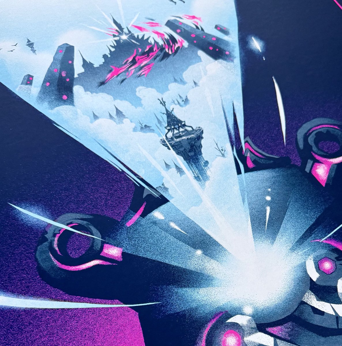 Willowstration's tweet image. Just a small tease 😉 Coming to WonderCon next weekend via my friends Spoke Art at Booth 1957. Online sale is April 3 at 10AM Pacific. Can’t wait to show the full piece + variant. Cheers! #zelda #thelegendofzelda #breathofthewild #screenprint #gameart