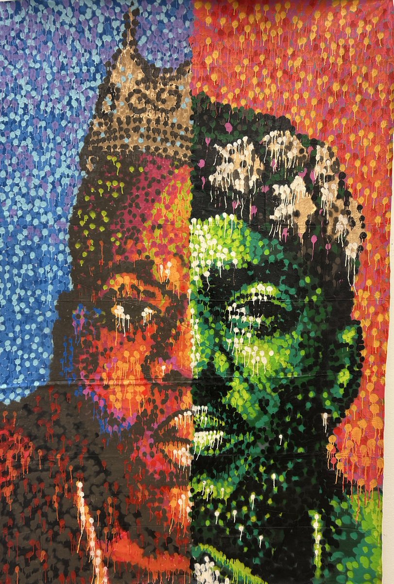 scrapa2020's tweet image. What I saw vs what I painted #spraypaint