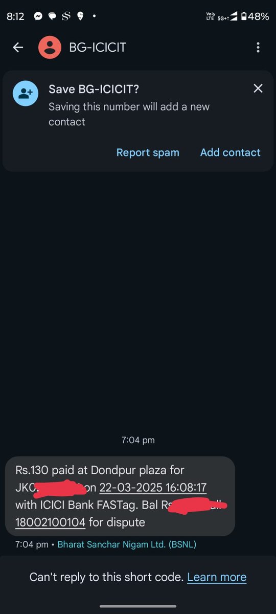 SwingTraderAdi's tweet image. (1/2)
My car was parked at home and toll Got deducted automatically, moreover I didn&apos;t even travelled through that area.
@NHAI_Official @NHAIINDIA look into this matter ASAP.
I have faced such incidence one time before also shared in part 2 of thread.
#nhai #fasttag #toll