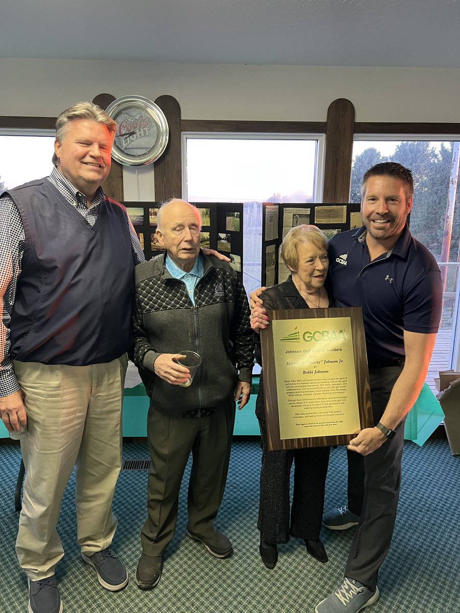 GCBAA (@gcbaa) on Twitter photo Honoring Marty & Bobbi Johnson!
GCBAA recognizes their decades of dedication to golf course construction—shaping 300+ courses across nine states since 1964. Their commitment to affordable, community-focused golf has left a lasting impact. ⛳️Congrats! #GCBAA #GrowingTheGame Honoring Marty & Bobbi Johnson!
GCBAA recognizes their decades of dedication to golf course construction—shaping 300+ courses across nine states since 1964. Their commitment to affordable, community-focused golf has left a lasting impact. ⛳️Congrats! #GCBAA #GrowingTheGame
