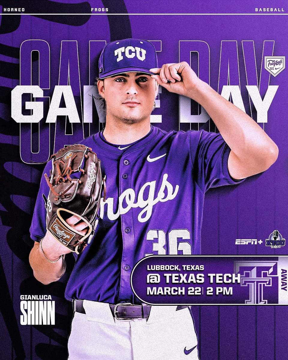 let’s have a good day! it’s game 2 against the red raiders this afternoon!

🔗 linktr.ee/tcubaseball