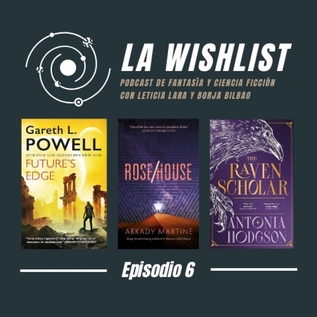 Esteban Bentancour (@estebentancour) on Twitter photo El nuevo ep. de <a href="/LaWishlistPod/">La Wishlist</a> (con <a href="/Borja_Bilbao/">Borja Bilbao (en Bluesky con mismo nombre)</a> y <a href="/MLeticiaLara/">Leticia Lara, la Letipedia</a>) tiene recomendaciones para todos los gustos.
Ciencia ficción, palomitera.
Una novela arquitectónica que parece escrita para mí.
Y el próximo bombazo de la fantasía épica.
A que apetece.
buff.ly/7aQy7oX El nuevo ep. de <a href="/LaWishlistPod/">La Wishlist</a> (con <a href="/Borja_Bilbao/">Borja Bilbao (en Bluesky con mismo nombre)</a> y <a href="/MLeticiaLara/">Leticia Lara, la Letipedia</a>) tiene recomendaciones para todos los gustos.
Ciencia ficción, palomitera.
Una novela arquitectónica que parece escrita para mí.
Y el próximo bombazo de la fantasía épica.
A que apetece.
buff.ly/7aQy7oX