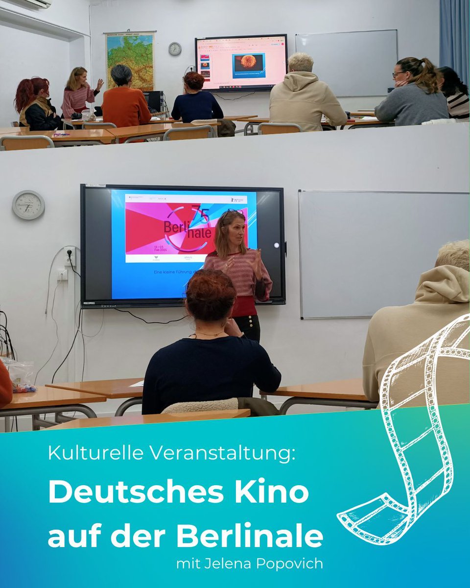 Letzten Donnerstag haben wir Jelena Popovich empfangen, um über das neueste deutsche Kino zu sprechen, das auf der Berlinale präsentiert wurde. 🎬  Danke für deine Zeit, Jelena!