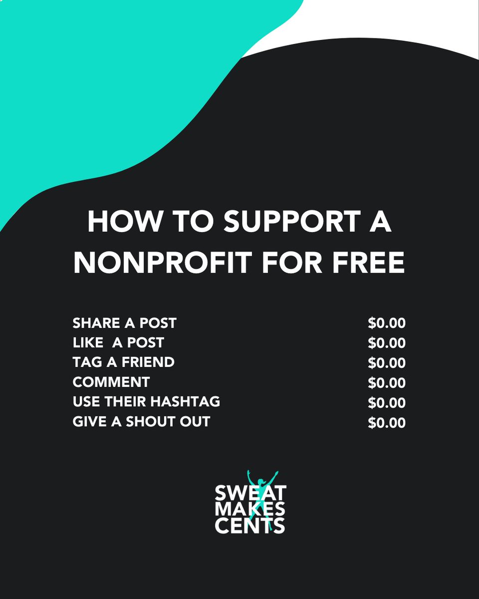 sweatmakescents's tweet photo. Supporting nonprofit organizations doesn’t always mean writing a check. There are so many ways to make an impact for FREE! 💡✨ Every action counts. Learn more at https://t.co/QIkKpVk83u⁠
💧⁠
#SweatMakesCents #PrettyGirlsSweat #GiveBack #SupportNonprofits #MakeAnImpact https://t.co/jTUOwrShYs