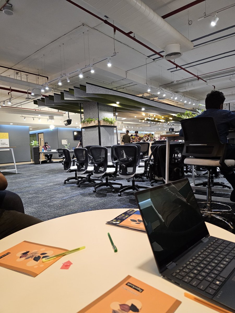 0xManiac_Man's tweet image. After 10 hours of coding in a hackathon, I am still not tired.

More energetic than the start.

Btw, Hackverse chose a cool workplace, kudos to them.