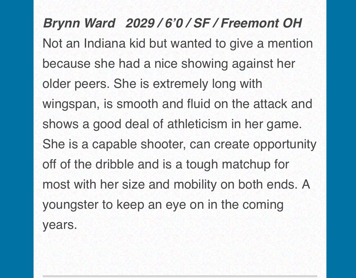 Brynn Ward (@brynnward2029) on Twitter photo Thank you for the write up <a href="/coachbeckett/">IGBRR Hoops</a> !! <a href="/vjhAlways100/">Always 100</a> <a href="/reggietharp/">Reggie Tharp</a> <a href="/A100Elite2029/">Always 100 Elite 2029 S40</a> <a href="/JrAllStarOH/">Ohio Jr. All-Star GBB</a> Thank you for the write up <a href="/coachbeckett/">IGBRR Hoops</a> !! <a href="/vjhAlways100/">Always 100</a> <a href="/reggietharp/">Reggie Tharp</a> <a href="/A100Elite2029/">Always 100 Elite 2029 S40</a> <a href="/JrAllStarOH/">Ohio Jr. All-Star GBB</a>