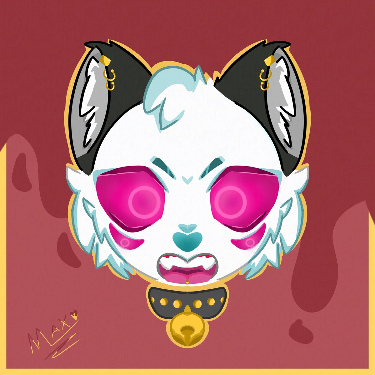 Lo que más me gustó fueron los ojo ❤️❤️
#furry #furryfandom #furrycommunity #demon
#artfurry #Artdigital