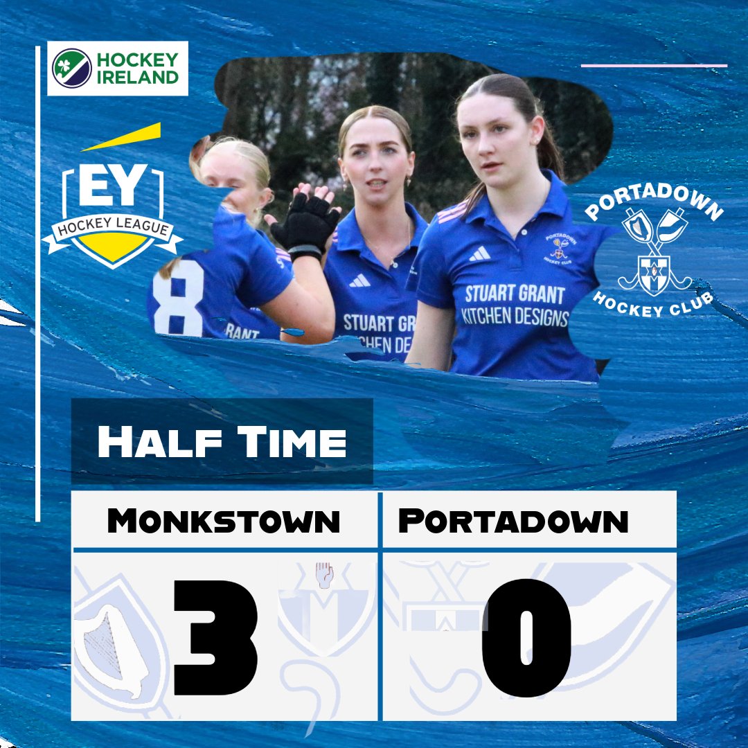 Monkstown have a convincing lead at the halfway point.

#EYHL2 #EveryGameCounts
<a href="/irishhockey/">Hockey Ireland</a> <a href="/EY_Ireland/">EY Ireland</a>