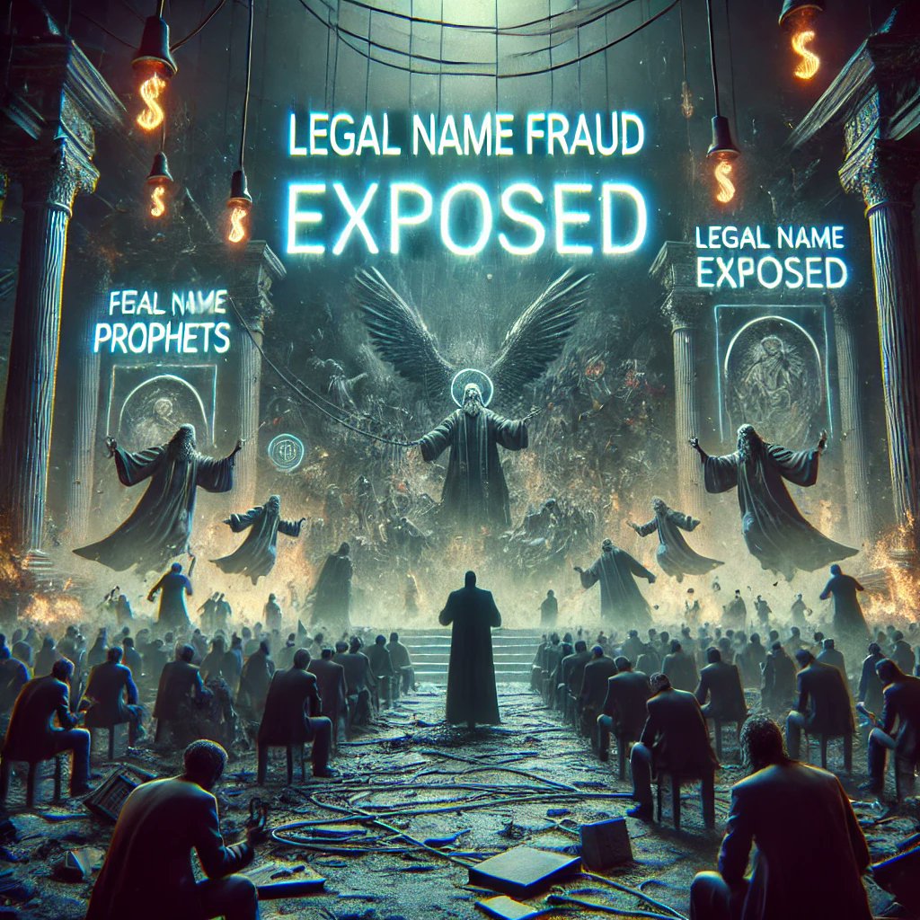 weheal_wem_888's tweet photo. 🚨False Shepherds Exposed🚨
⚡No more hiding behind false virtue⚡
🔥The truth of Legal Name Fraud is out🔥
🩸False Prophets will face their reckoning.
Repent now, while there's still time.
#LegalNameFraud #FalseProphets #JudgmentDay #TruthExposed #EndTheDeception @GIMP_Official https://t.co/NbWYY0wBBB