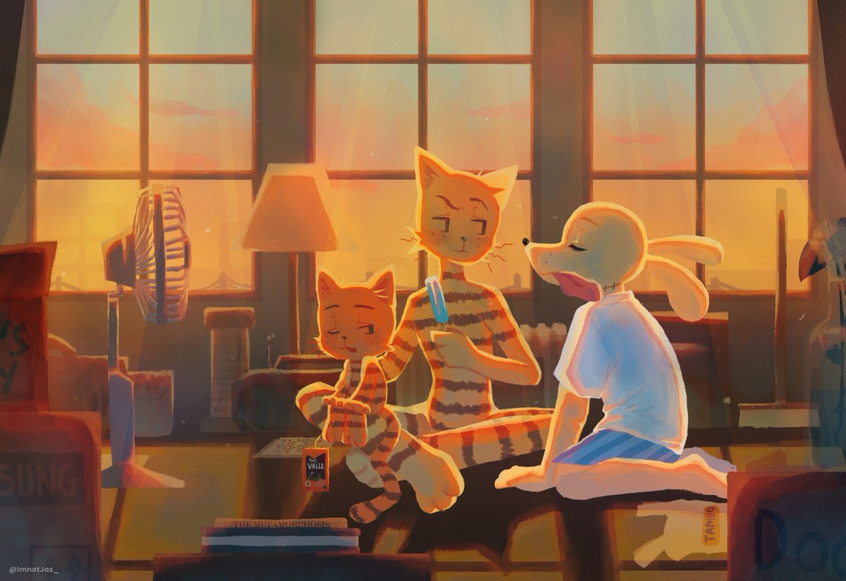 #dogman #detey #dogmantwt #Peteythecat 

intente usar un programa nuevo de dibujo 🤗