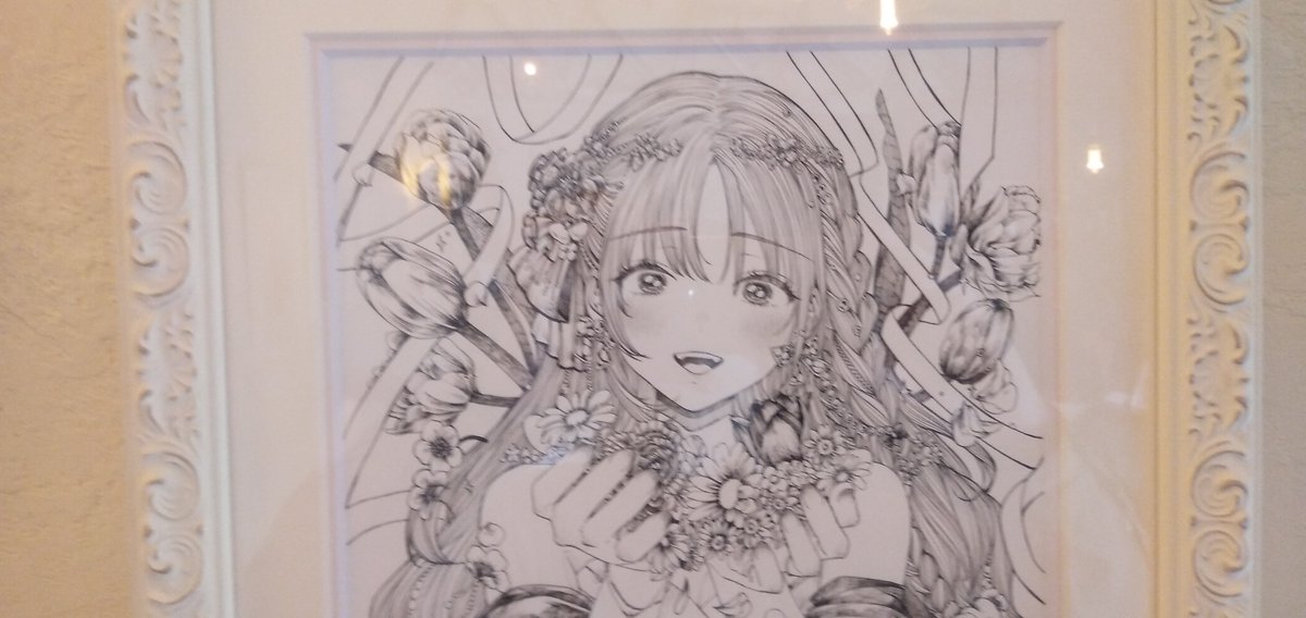 Zro9JL9u9v58755's tweet photo. この凄さは言葉にできない✨
実物見ると精密さに絶句✨✨
ペン画は修正できない🖼
本当に神業!ペンの魔術師🖋
信じられないくらい圧倒的な
緻密さ、繊細さ、美しさで
癒され、浄化されました☀️
ROROICHI先生に感謝🌸
#ROROICHI
#イラストレーター
#個展
#TurningPoint https://t.co/imMDljFZh0