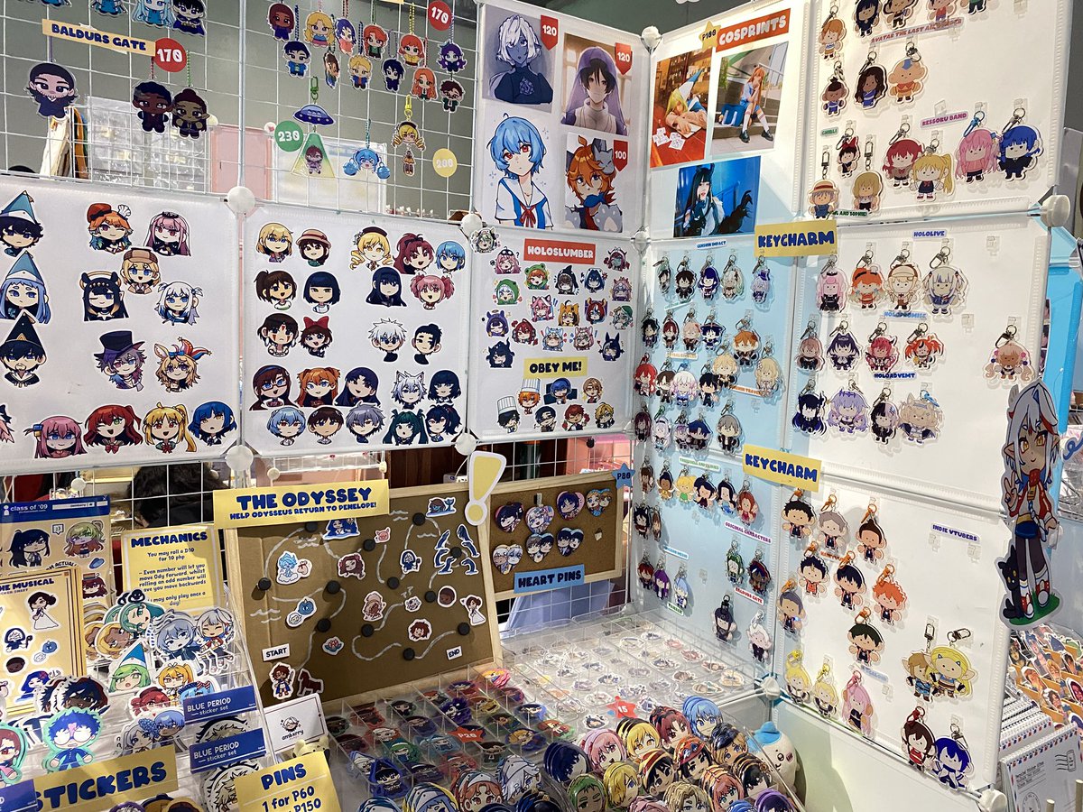 #CosplayCarnival2025 setup!! 
      @ table fd09 w — <a href="/sappaceal/">CappaSeal</a> !

participating for hyunluka and wha stamp rally!! yayayay ☆