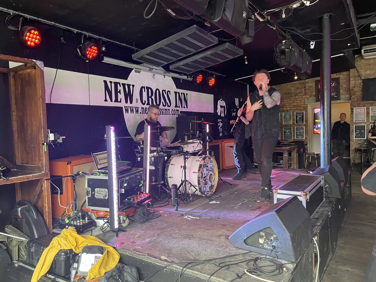Virtue in Vain get the crowd warmed up at New Cross Inn - easily the most metalcore venue in London with a belter of a setlist