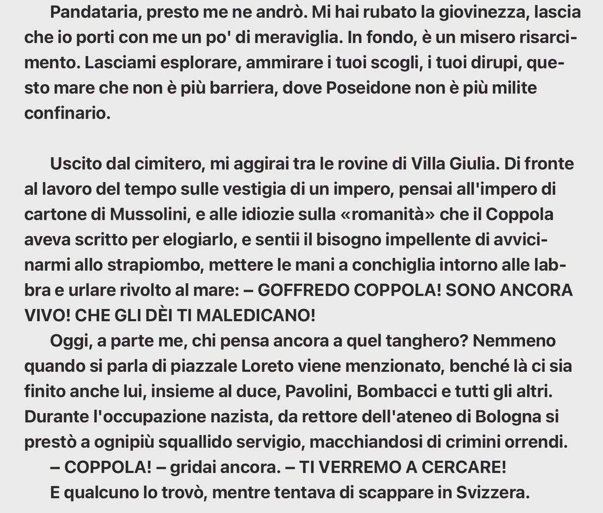 Leggere criticamente, da filologi, senza estrapolare citazioni, con “carità interpretativa”.
Altrimenti sarebbe semplice p. es. notare che Goffredo Coppola ha fatto anche cose buone (cit.): Il teatro di Aristofane (Bologna, 1936: da leggere senza fermarsi al titolo…).
Pensiamoci
