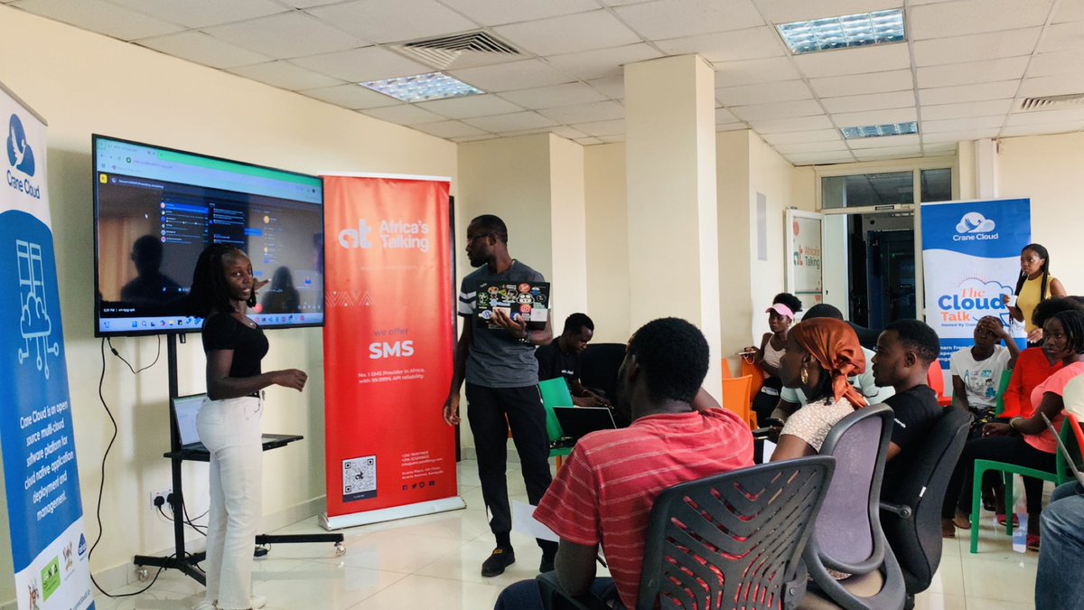 CraneCloud_io's tweet image. From ideas to execution—teams are now presenting their cybersecurity solutions! 🔐The creativity and problem-solving on display are next-level. Let’s go! 🚀
#ATCyberHackathon #BuildWithAT #welovenerds
@Africastalking @CraneCloud_io