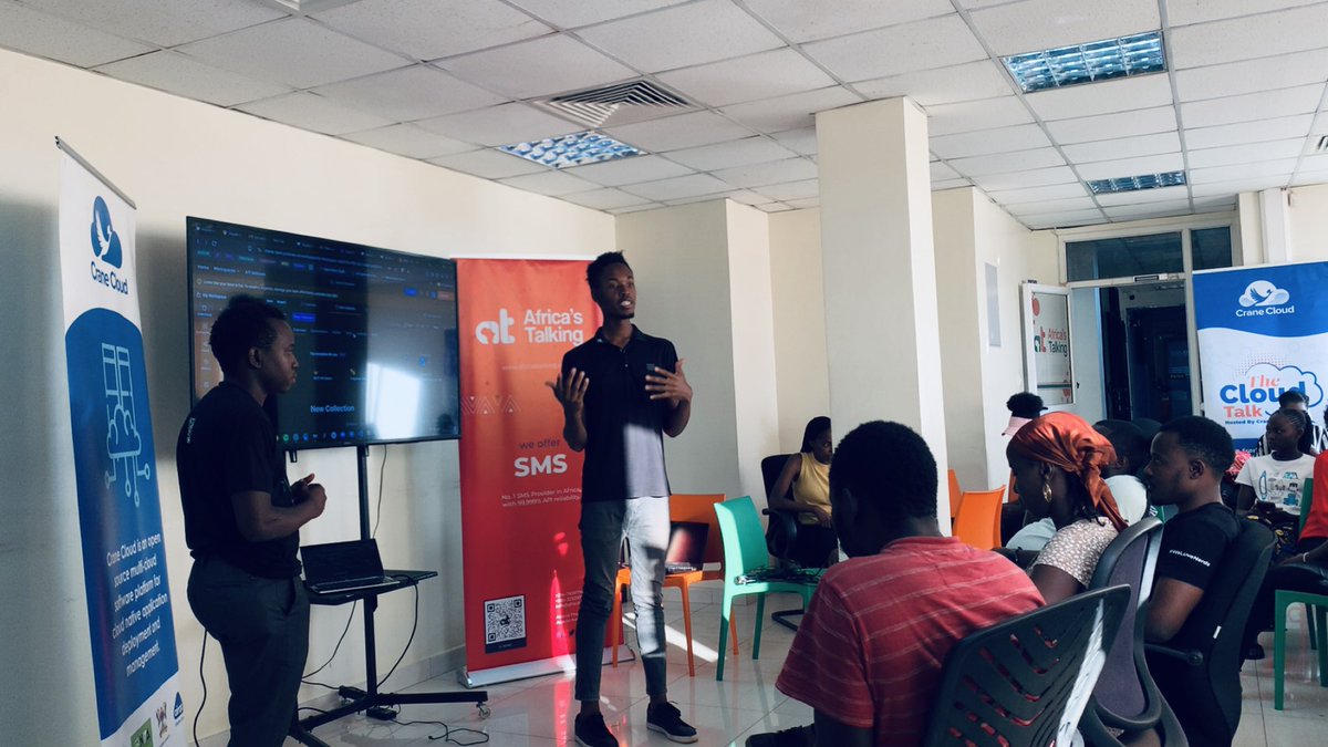 CraneCloud_io's tweet image. From ideas to execution—teams are now presenting their cybersecurity solutions! 🔐The creativity and problem-solving on display are next-level. Let’s go! 🚀
#ATCyberHackathon #BuildWithAT #welovenerds
@Africastalking @CraneCloud_io