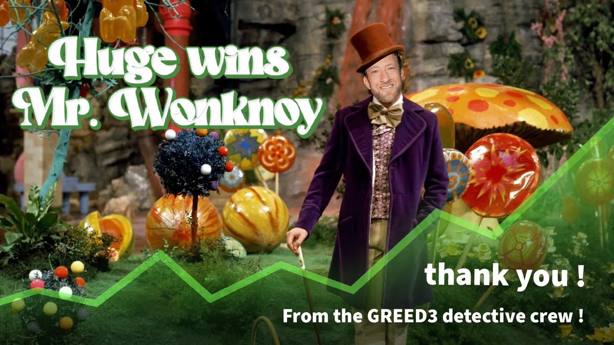 Little correction Mr.Wonknoy.

We wish you HUGE WINS <a href="/stoolpresidente/">Dave Portnoy</a>  ! 

🟢🟢 #GREED3