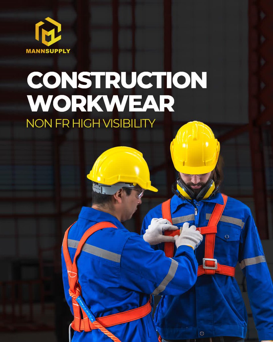 mann_supply's tweet photo. Our high-visibility workwear is built for durability, comfort &amp; safety—perfect for construction crews who need non-FR compliance but maximum visibility on the job! 🦺✅ Bright fluorescent colors
✅ Reflective strips for low-light safety
✅ Lightweight &amp; durable for all-day wear https://t.co/FvINMU0e8O