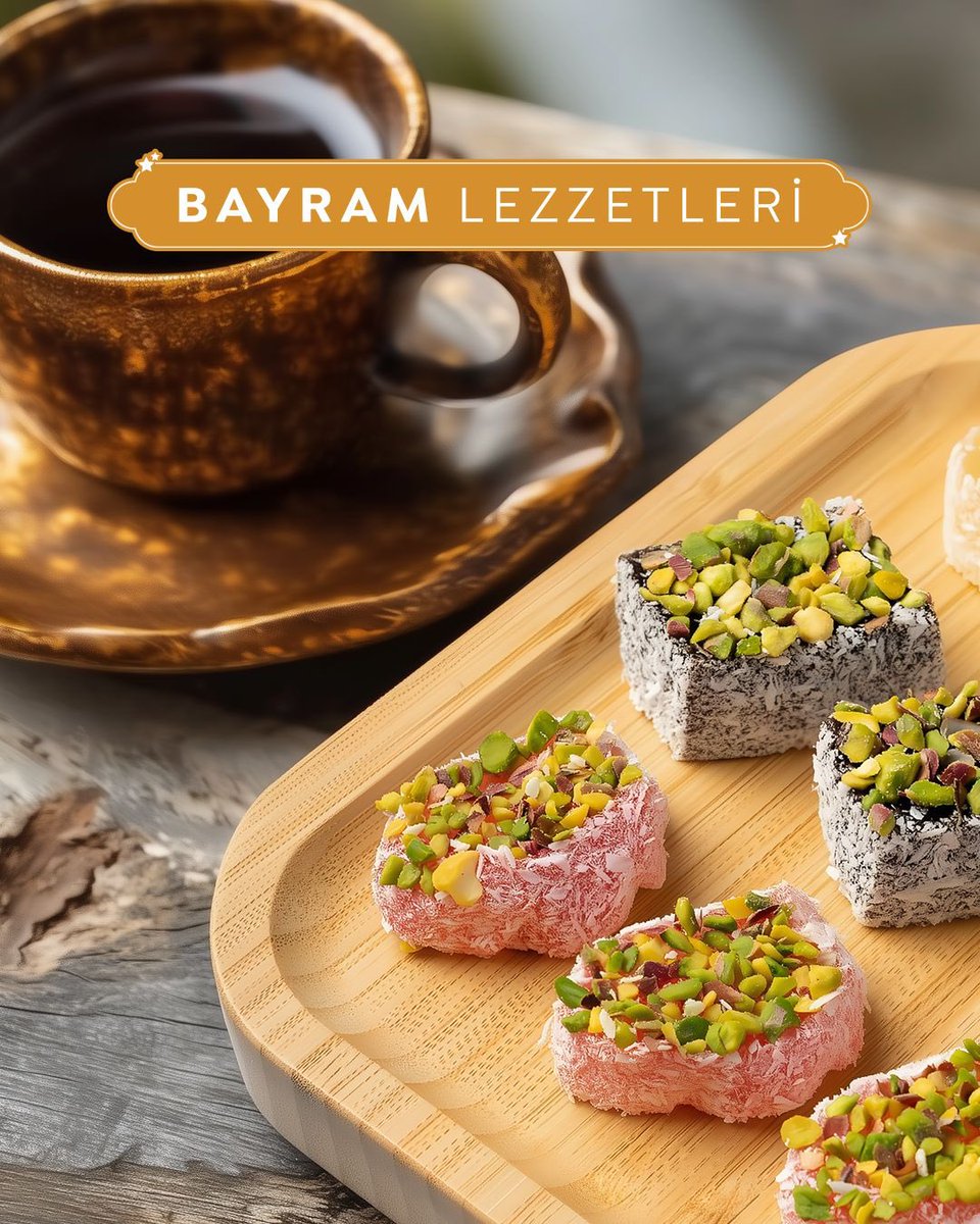 ☕ Bayram sohbetlerine eşlik eden tatlar!
Bayramda sevdiklerinizle yapılan kahve sohbetleri, en özel lezzetlerle daha da keyifli! Koska Saray lokumları, bayram sofralarınızın vazgeçilmezi olacak. 🌿🍬

Tatlı anlar Koska ile paylaşılır!

#Koska #BayramLezzetleri #TatlıSohbetler