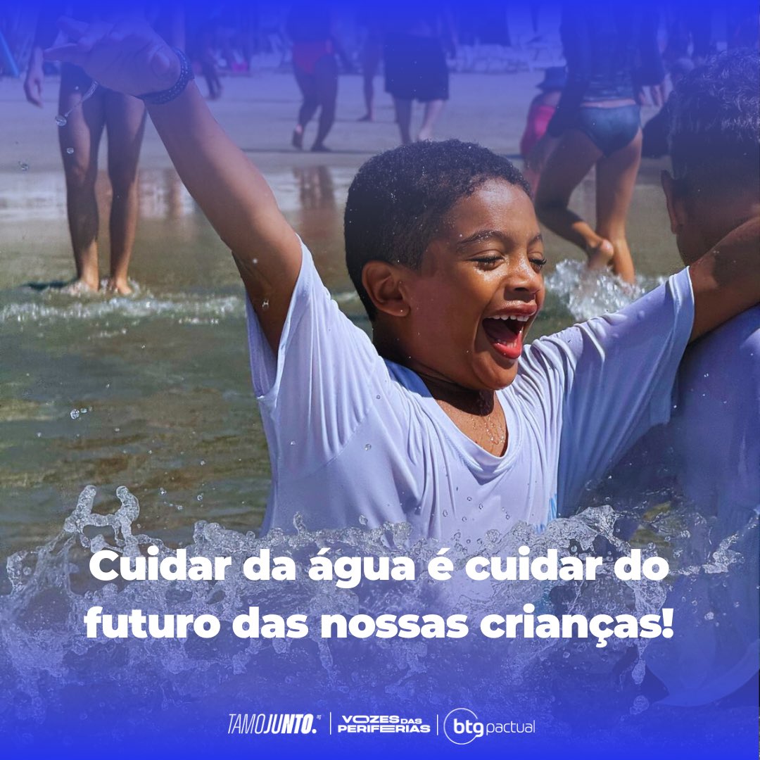 ivpttr's tweet photo. Salve, família! No #DiaMundialDaÁgua, em parceria com o projeto #Aproximar do @BTGPactual, levamos crianças das periferias para conhecer o mar pela 1ª vez. 🌊💙
A água transforma, aproxima e inspira novos futuros!
#VozesDasPeriferias #ImpactoSocial #BTG https://t.co/YostNviEuP