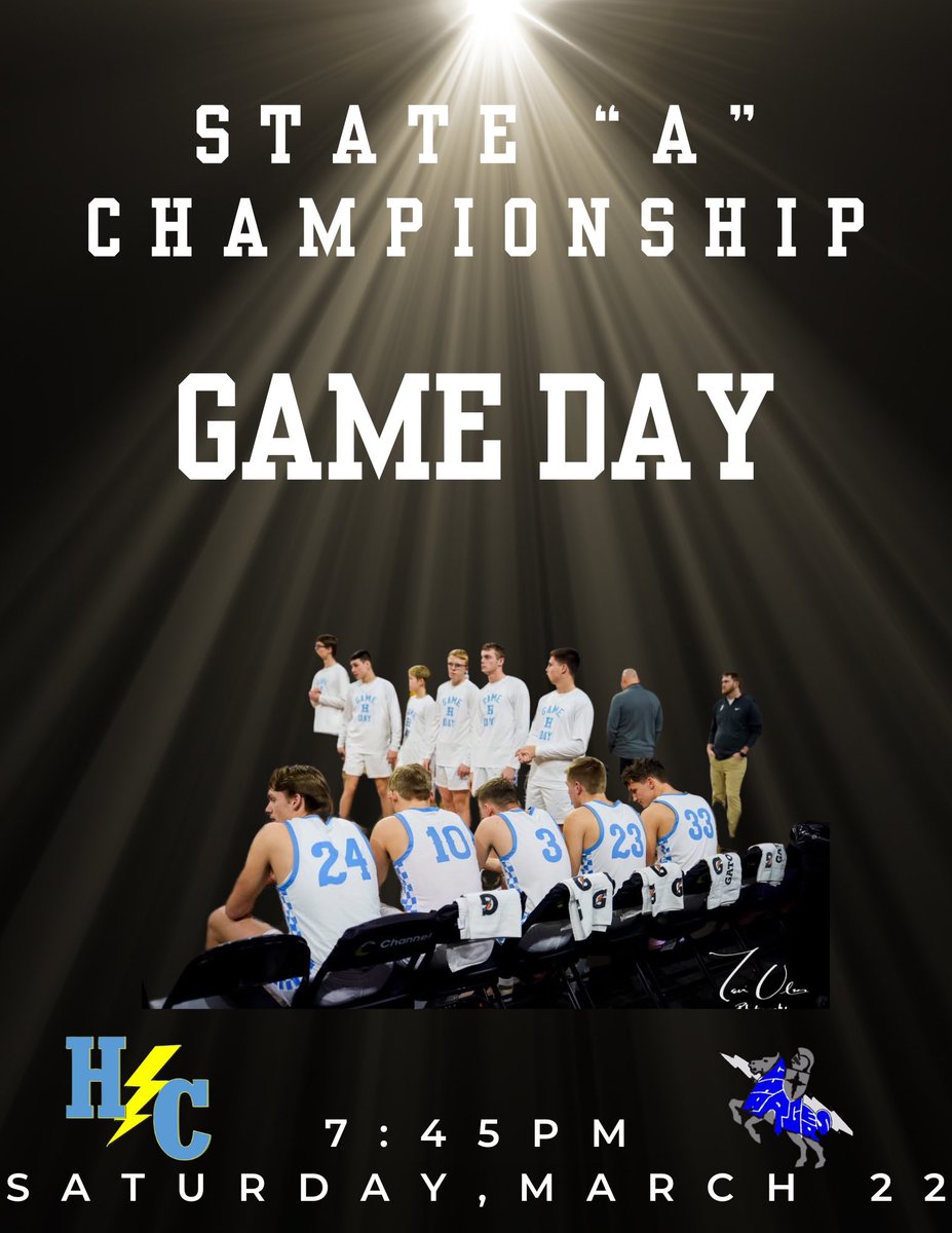 Championship Saturday 
Hamlin vs SF Christian for all the marbles!