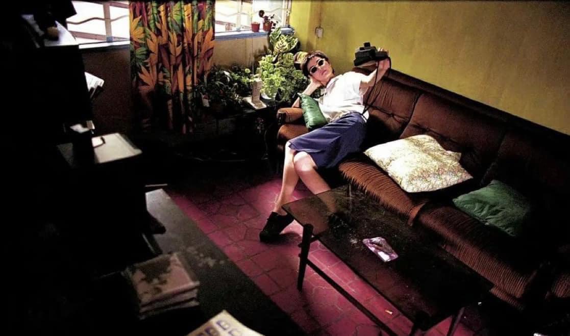 faye wong on the set of chungking express (1994)