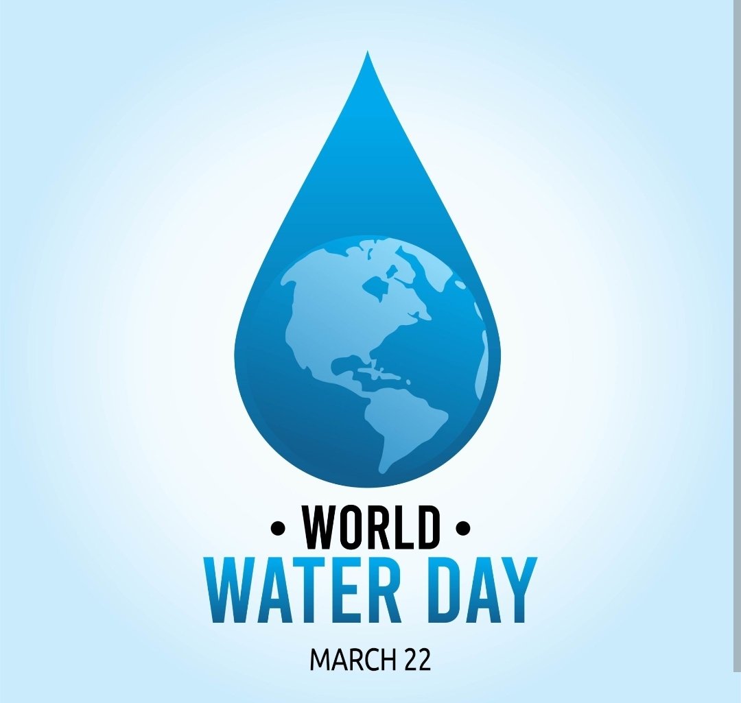 Feliç dia mundial de l'aigua.
Feliz día mundial del agua.
Happy world water day.