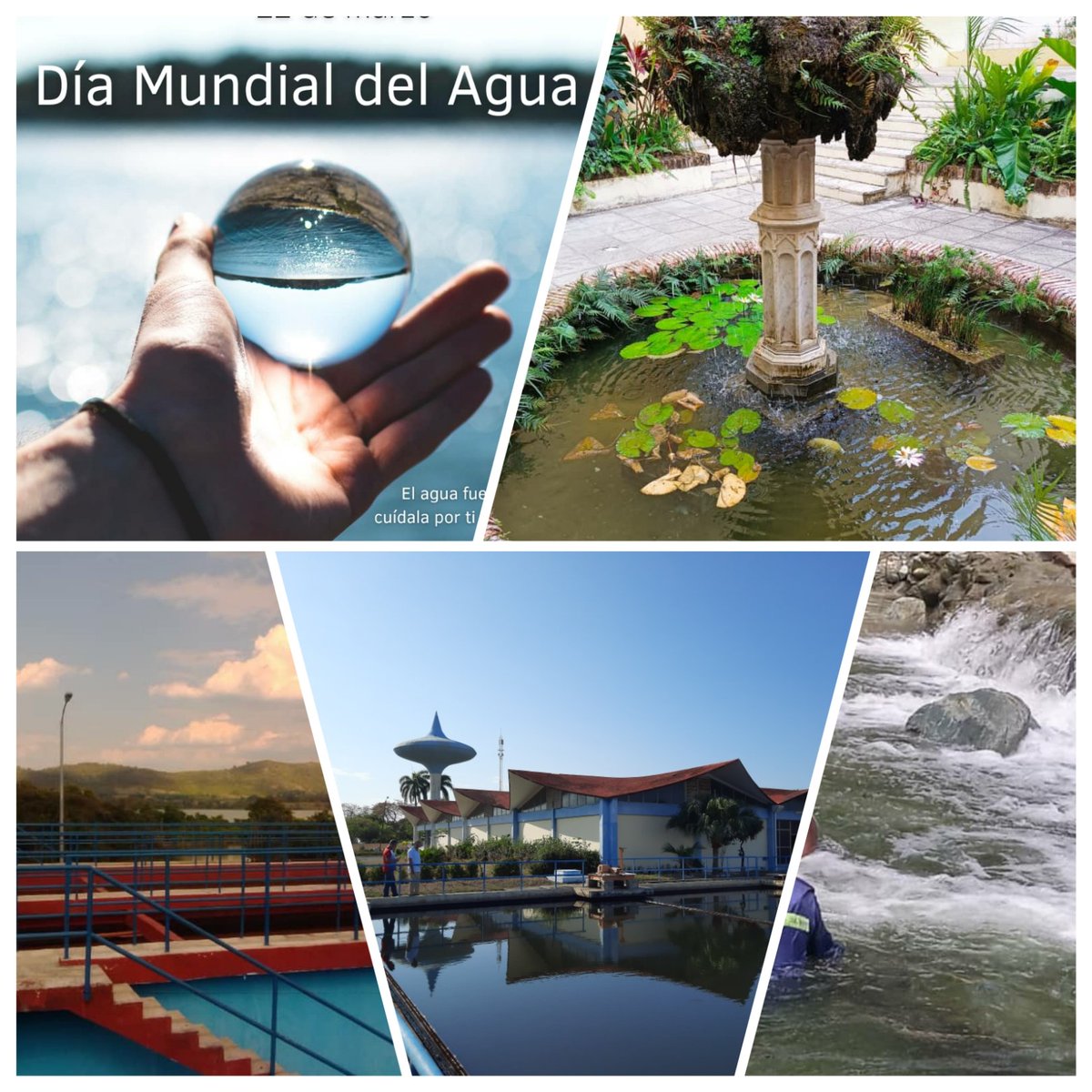 Hoy 22 de marzo se celebra el #DíaMundialdelAgua.
 Recordemos que el agua, es fuente de vida, dada su importancia, es esencial gestionarla de manera sostenible para garantizar su disponibilidad para las futuras generaciones y proteger los ecosistemas que dependen de ella.