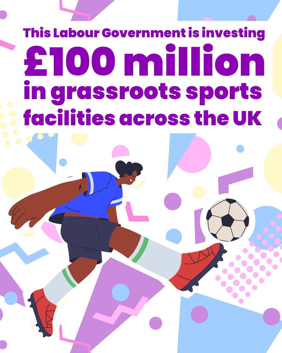 People can now benefit from upgraded sports facilities thanks to £100 million invested by government. I'd encourage clubs and organisations from across Leigh and Atherton to come forward and apply for funding. Applications can be made via the <a href="/FootballFoundtn/">Football Foundation</a> on an ongoing basis.