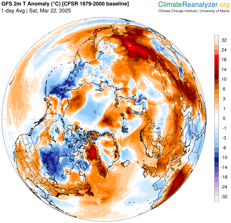 Temperatures over the Bering Sea between Alaska and Siberia have been very cold this month, causing record sea ice growth.  You won't hear about this from <a href="/MSNBC/">MSNBC</a> <a href="/maddow/">Rachel Maddow</a> or <a href="/NBCNews/">NBC News</a> 

climatereanalyzer.org/wx/todays-weat…