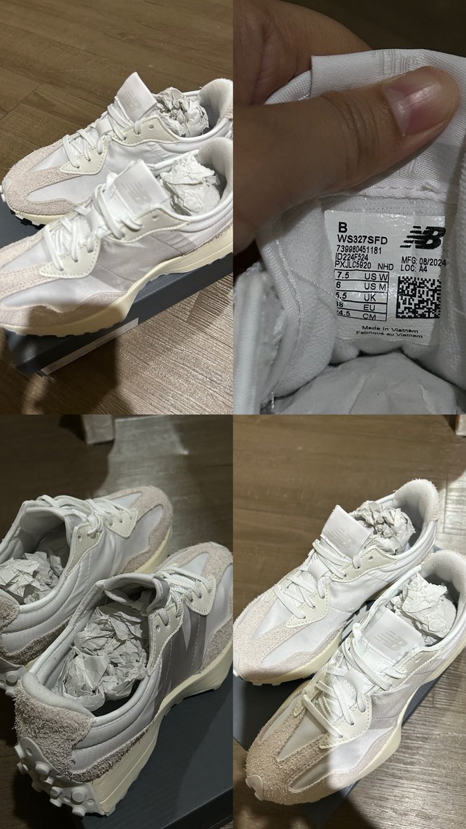 Nopesasa's tweet photo. WTS New Balance 327 - Baru!!! dijual karena salah ukuran 600k aja (no include ongkir) DM me! 

Ukuran 38 
7 1/2 

#WTS #newbalance #sepatu https://t.co/1luacK6zBJ