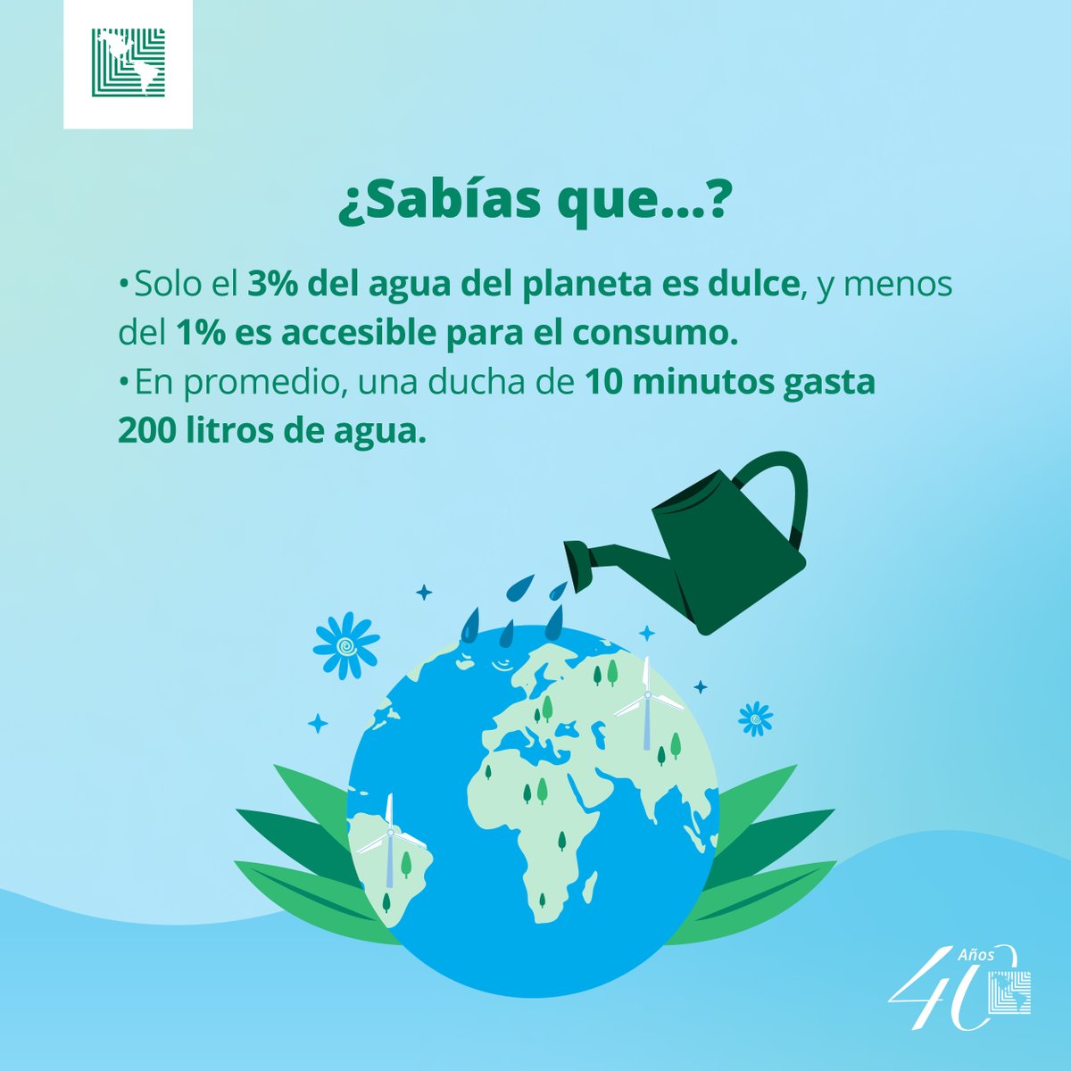 LAFISEPanama's tweet photo. 🌍💧 Día Mundial del Agua 💧🌍

Cada gota cuenta y cada acción suma. Mientras 1 de cada 3 personas en el mundo carece de agua potable, pequeños cambios pueden marcar la diferencia. 🚰

¡Juntos podemos cuidarla!

#LAFISE  #SolucionesSinFronteras https://t.co/53cGishO4u