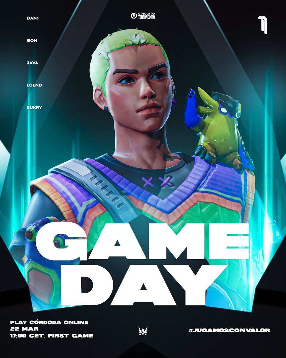 ValorityES's tweet photo. VUELTA a VALORANT, es MOMENTO de ESTRENAR el nuevo ROSTER 😎

🏆 | @TormentaVALes | Play Córdoba Online
⏰ | 17:00

#JugamosCONVALOR 💛 https://t.co/bBilpXjOgv
