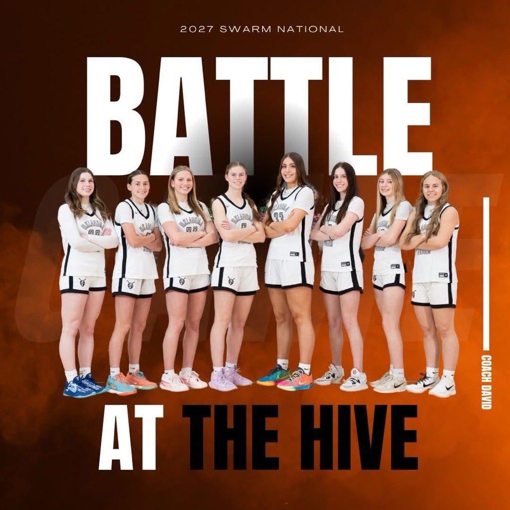 posey_hodges's tweet photo. @OklahomaSwarm1 🐝
2027 National Team Checks In TODAY!
 #swarm #battleatthehive #AAU #girlsbasketball 

@girlzprepreport @PGHOklahoma @JasonGreenBball @coachjvick1 @PrepGirlsHoops @HHokcSports https://t.co/6sBMRKuv1F