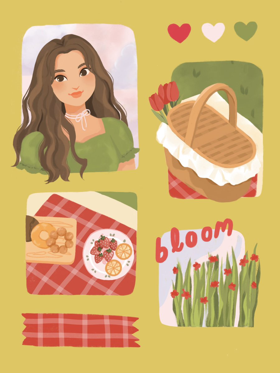 sunny days 🎀💗🍓🌷