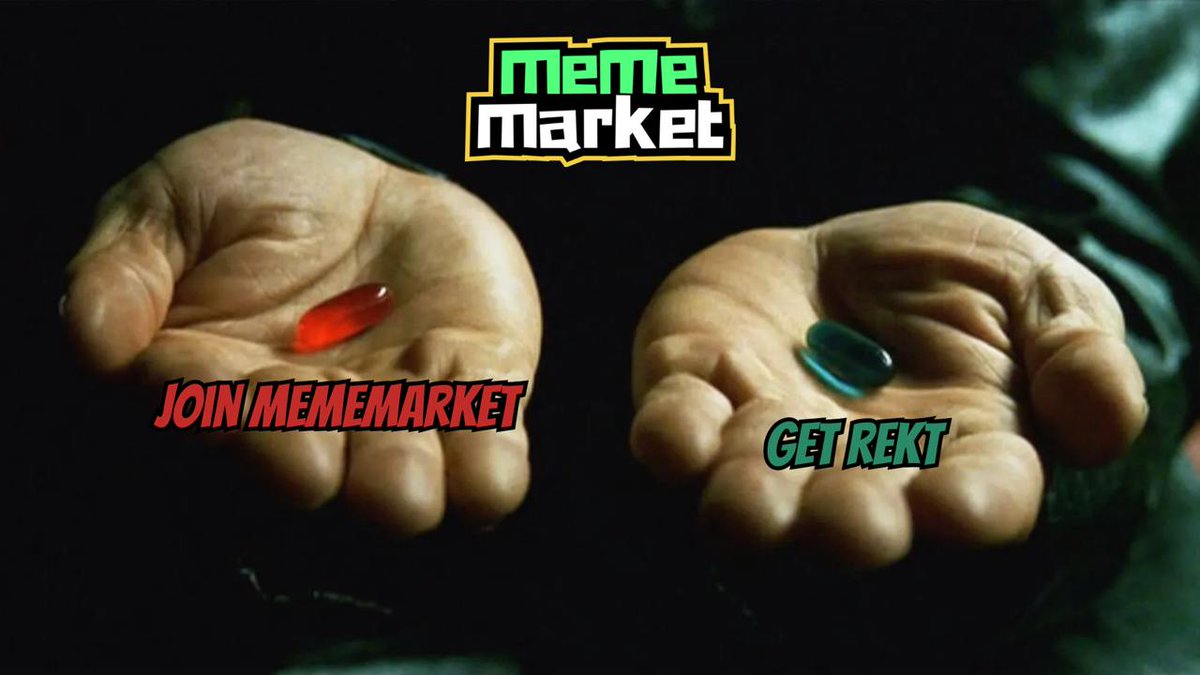 MemeMarket (@mememarketfun) on Twitter photo 💊 Red Pill or Blue Pill? With MemeMarket, the Choice is Yours! 💊
Massive shoutout to <a href="/GrunBjork/">Casey Bjork</a> for this Matrix-inspired masterpiece! 🔥
👏 Congrats! You just won $50 USDT! Check your DMs; rewards are coming your way! 💰
As MemeMarket’s Core Advisor J.D. Salbego recently 💊 Red Pill or Blue Pill? With MemeMarket, the Choice is Yours! 💊
Massive shoutout to <a href="/GrunBjork/">Casey Bjork</a> for this Matrix-inspired masterpiece! 🔥
👏 Congrats! You just won $50 USDT! Check your DMs; rewards are coming your way! 💰
As MemeMarket’s Core Advisor J.D. Salbego recently