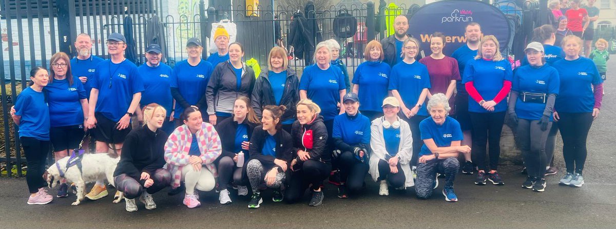 <a href="/jog_belfast/">JogBelfast</a> graduation at <a href="/Waterworkspark1/">Waterworks parkrun</a> this morning. Three of the eight programmes graduating today across Belfast.