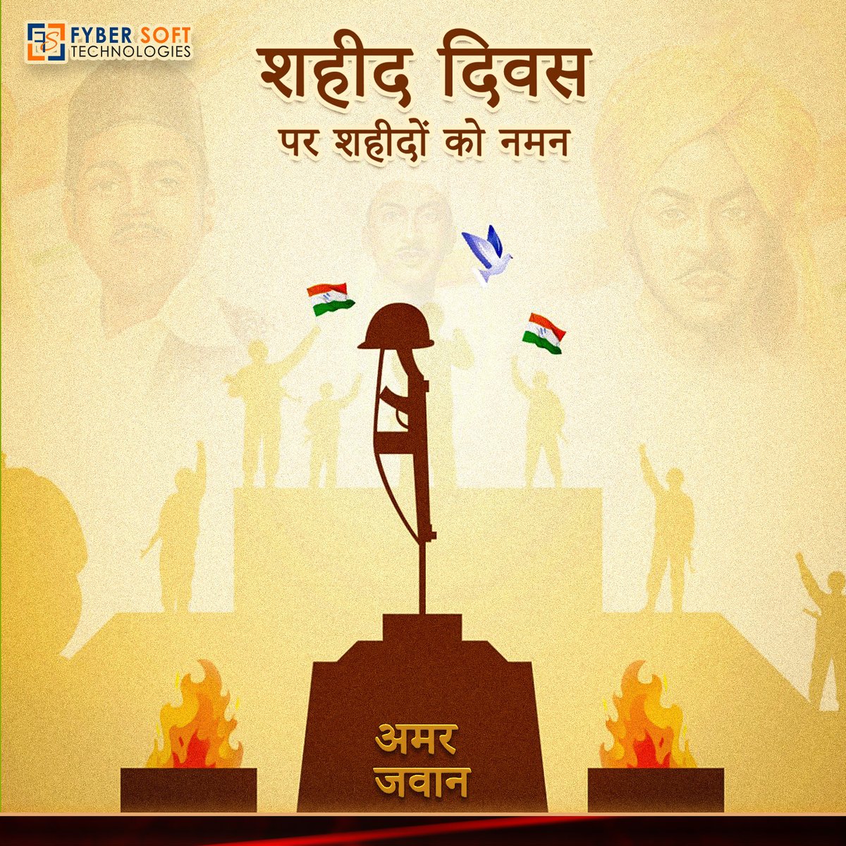 plunexstudio's tweet photo. शहीद दिवस पर उन वीरों को नमन, जिन्होंने अपने प्राणों की आहुति देकर देश की रक्षा की। हम उनके बलिदान को कभी नहीं भूल सकते और उनके सपनों के भारत को साकार करने का संकल्प लेते हैं।

#ShaheedDiwas2025 #MartyrsOfTheNation #ImmortalSacrifice #VandeMataram #jaihind #freedomthinkers https://t.co/jh20DE0RqV