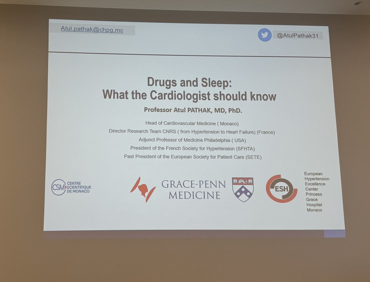 SABOURETCardio's tweet photo. #MonacoMedicalCourse #OSA session by ⁦@AtulPathak31⁩ ☀️ https://t.co/m68GOi9yBk