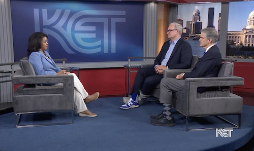 KET Public Affairs (@pubaffairsket) on Twitter photo Kentucky Edition welcomes back <a href="/bobbabbage/">Bob Babbage</a> and <a href="/KYTrey/">Trey Grayson</a> Grayson for a look at the week's political news, including Gov. Beshear's vetoes and the implications for his future, the legislature's final days, and the race for U.S. Senate. ow.ly/SBGb50VmHmZ Kentucky Edition welcomes back <a href="/bobbabbage/">Bob Babbage</a> and <a href="/KYTrey/">Trey Grayson</a> Grayson for a look at the week's political news, including Gov. Beshear's vetoes and the implications for his future, the legislature's final days, and the race for U.S. Senate. ow.ly/SBGb50VmHmZ