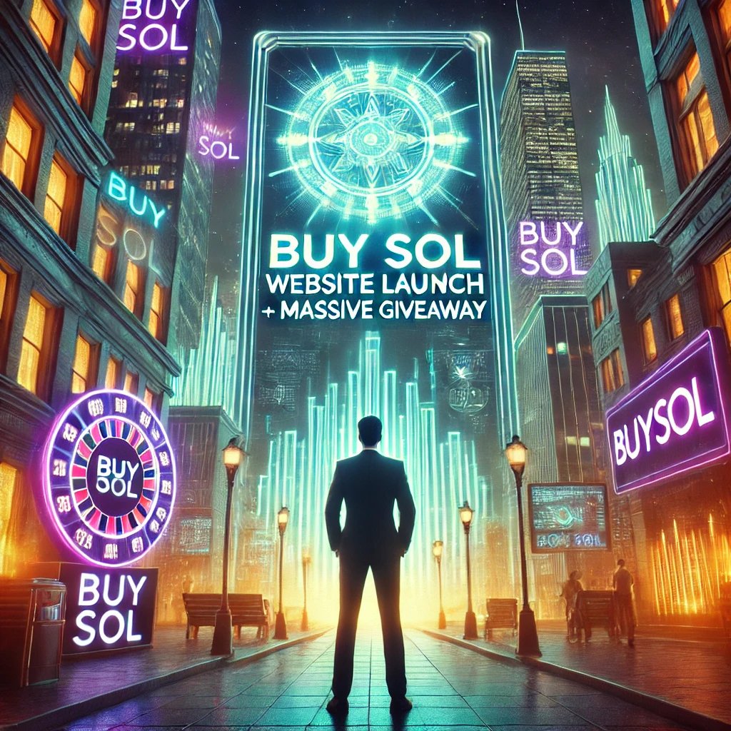 BuySolToken's tweet image. 🚨 We are so back  ! 🚨

Our official website is finally LIVE! 🎉 To celebrate, we're launching a special giveaway for our community! because what’s a launch without free money ?  🎁

Want to win some $BUYSOL? Stay tuned – details dropping soon👀

#Solana #BUYSOL #CryptoGiveaway