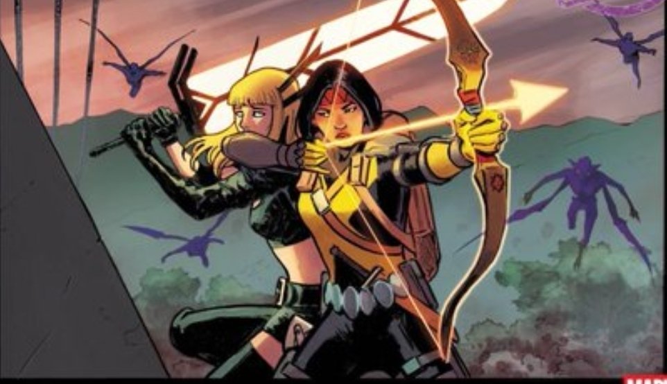 Dani and Illyana 
Warriors 
Best Friends 

Panel 1 - X-Men 8
Panel 2 - Magik 6