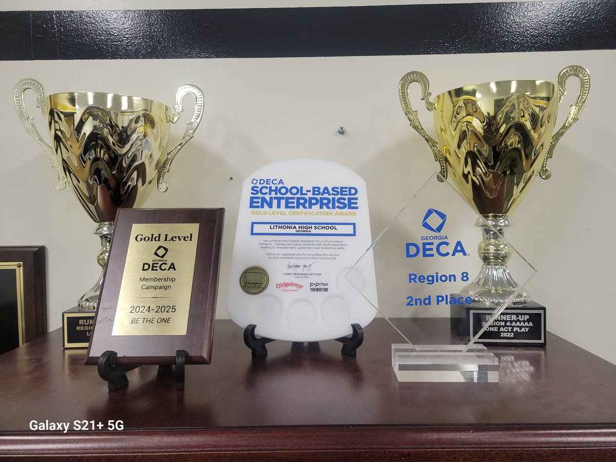 Keisha Davis (@apdavislhs) on Twitter photo DECA trophies are stacking up at Lithonia High! Our Bulldogs are dominating! Congratulations to our students winning #2 in Region 8. #LithoniaDECA #BulldogPride <a href="/MCWilkinsPhD/">Dr. Wilkins</a>
<a href="/APGreen_LHS/">Whitney Green</a>
<a href="/VachealHutchins/">Vacheal Hutchins</a> DECA trophies are stacking up at Lithonia High! Our Bulldogs are dominating! Congratulations to our students winning #2 in Region 8. #LithoniaDECA #BulldogPride <a href="/MCWilkinsPhD/">Dr. Wilkins</a>
<a href="/APGreen_LHS/">Whitney Green</a>
<a href="/VachealHutchins/">Vacheal Hutchins</a>