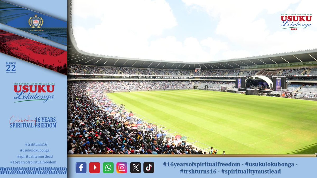 RevelationHome's tweet photo. We are honored by the presence of His majesty, King Langalibalele II in this historical celebration of 16 years of spiritual existence.

#16yearsofspiritualfreedom 
#usukulokubonga
#trshturns16
#spiritualitymustlead https://t.co/T4qcqNfoOE