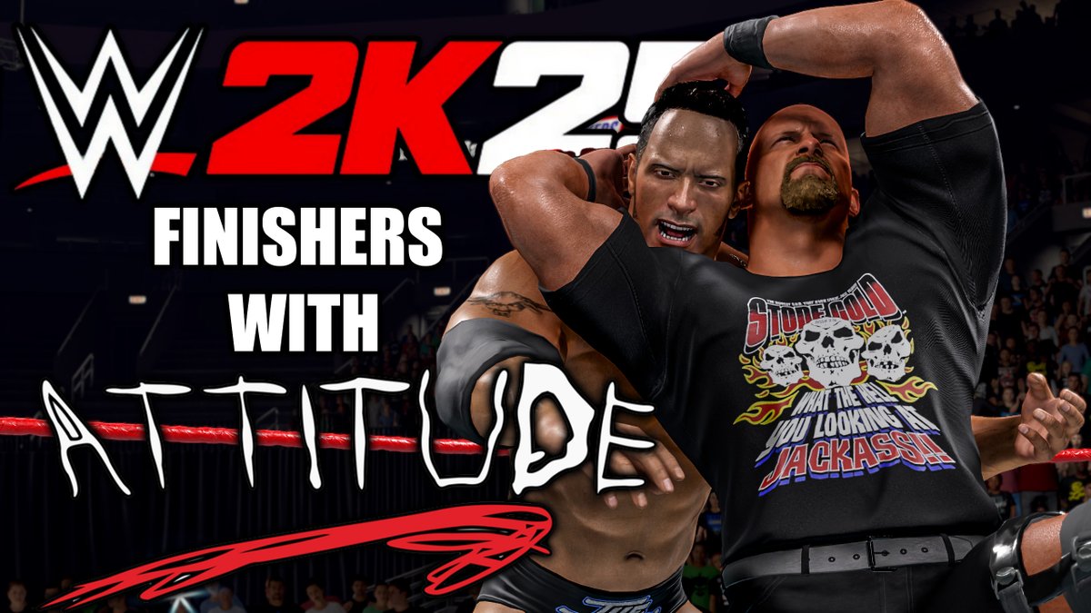#WWE2K25 - Finishers with ATTITUDE (BEST Attitude Era Finishers)

Watch Here: youtube.com/watch?v=sBLbLx…