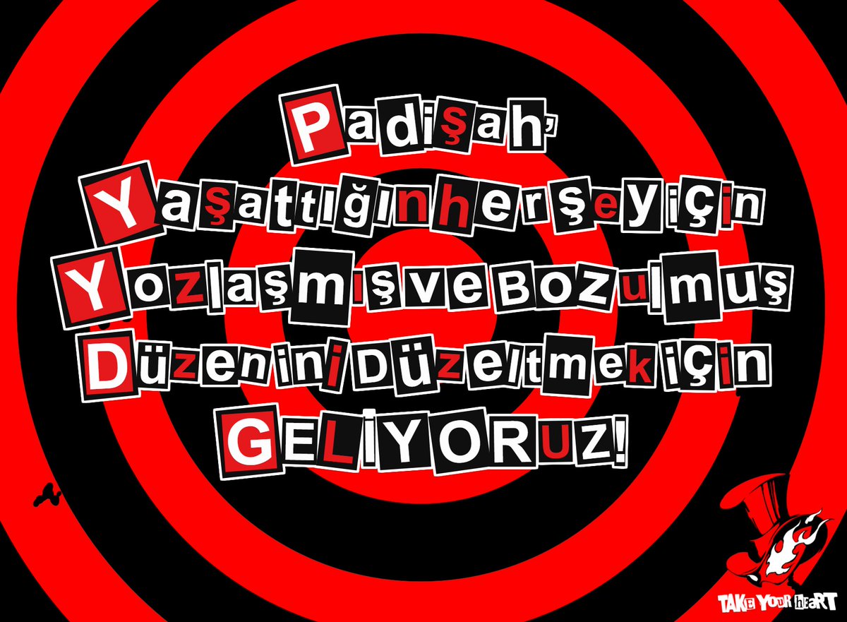 Persona 5 X Sızdırılmış calling card sanırım