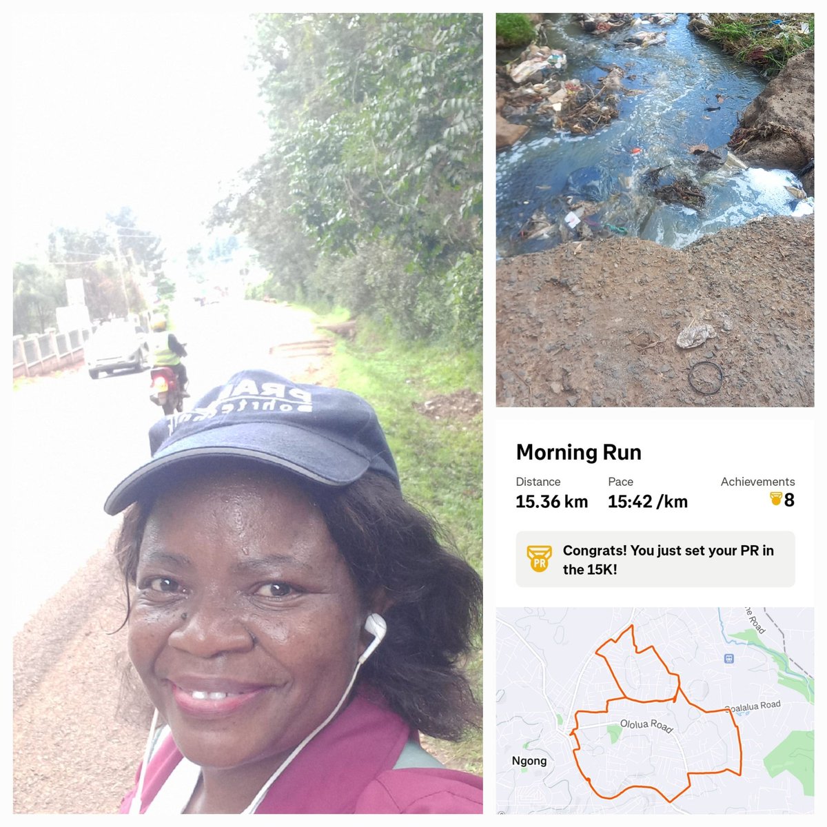 Happy World Water Day! I have just contributed my Kms, energy and voice to the World Water relay. I Walked 15 Kms and surpassed my target of 10Kms.  Trying to link glaciers to our water issues in 🇰🇪 <a href="/_Korle/">Korir_lenny™</a> <a href="/minaguli/">Mina Guli</a>