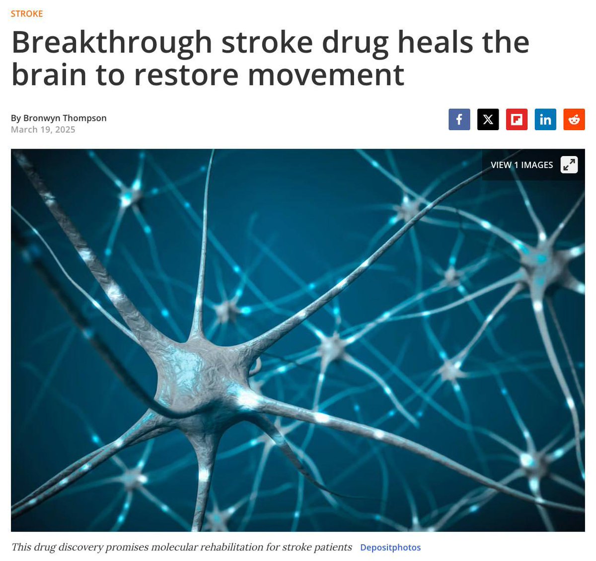 🚨 BREAKING: Scientists may have just cured STROKE🧠

A new drug called DDL-920 could erase the effects of a brain hemorrhage — and get you walking again immediately. No months of rehab. No hopeless diagnoses.

💥 Stroke cuts off your brain’s internal connections.
🧬 DDL-920