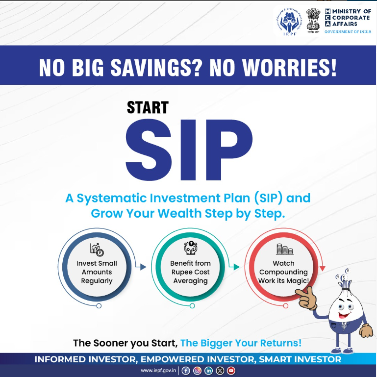 authorityiepf's tweet photo. A small step today leads to financial freedom tomorrow! 🚀 Start your SIP now.
#SmartInvesting #FinancialWellness #IEPFA #sip #compound #saving #compoundmagic #mca #iepfa https://t.co/txD6FAMEzB