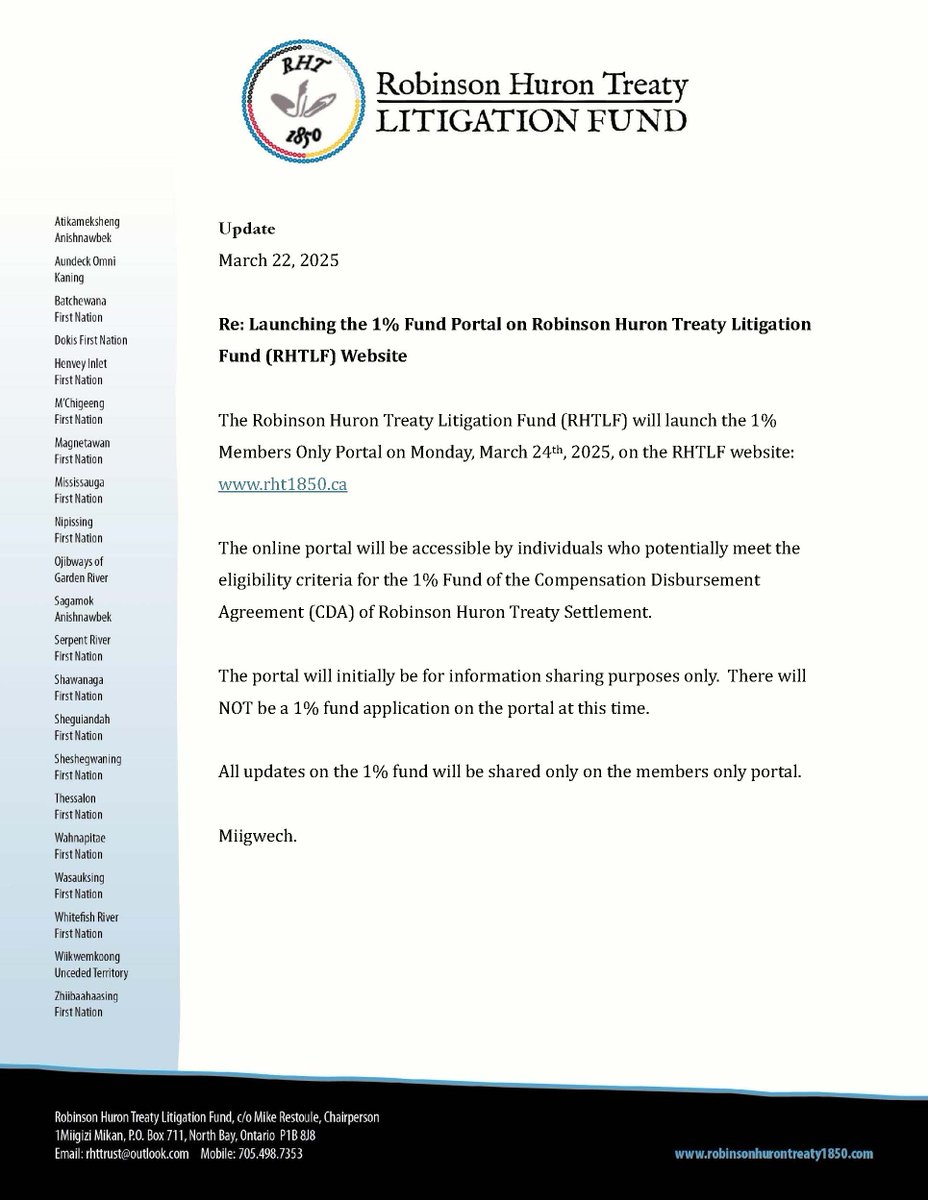 1% Fund Portal set to launch Monday, March 24, 2025.